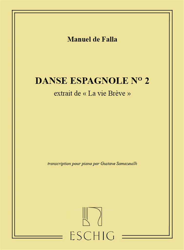 Vie Breve Danse N 2 Piano (Samazeuilh)